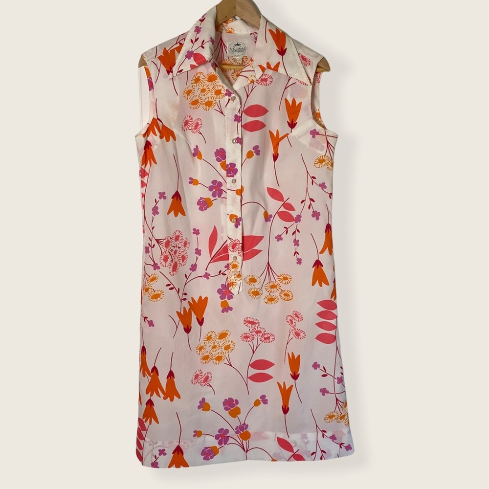 Vintage  The Spectator Floral Print Shift Dress Size Large